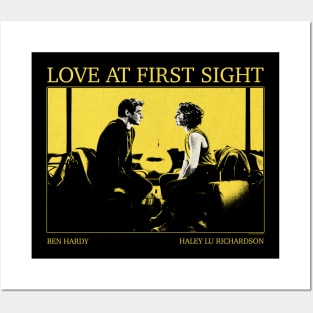 love at first sight retro Posters and Art